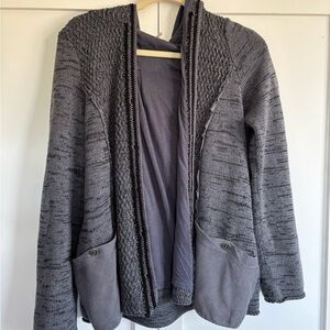 Cozy Gray Knit Cardigan